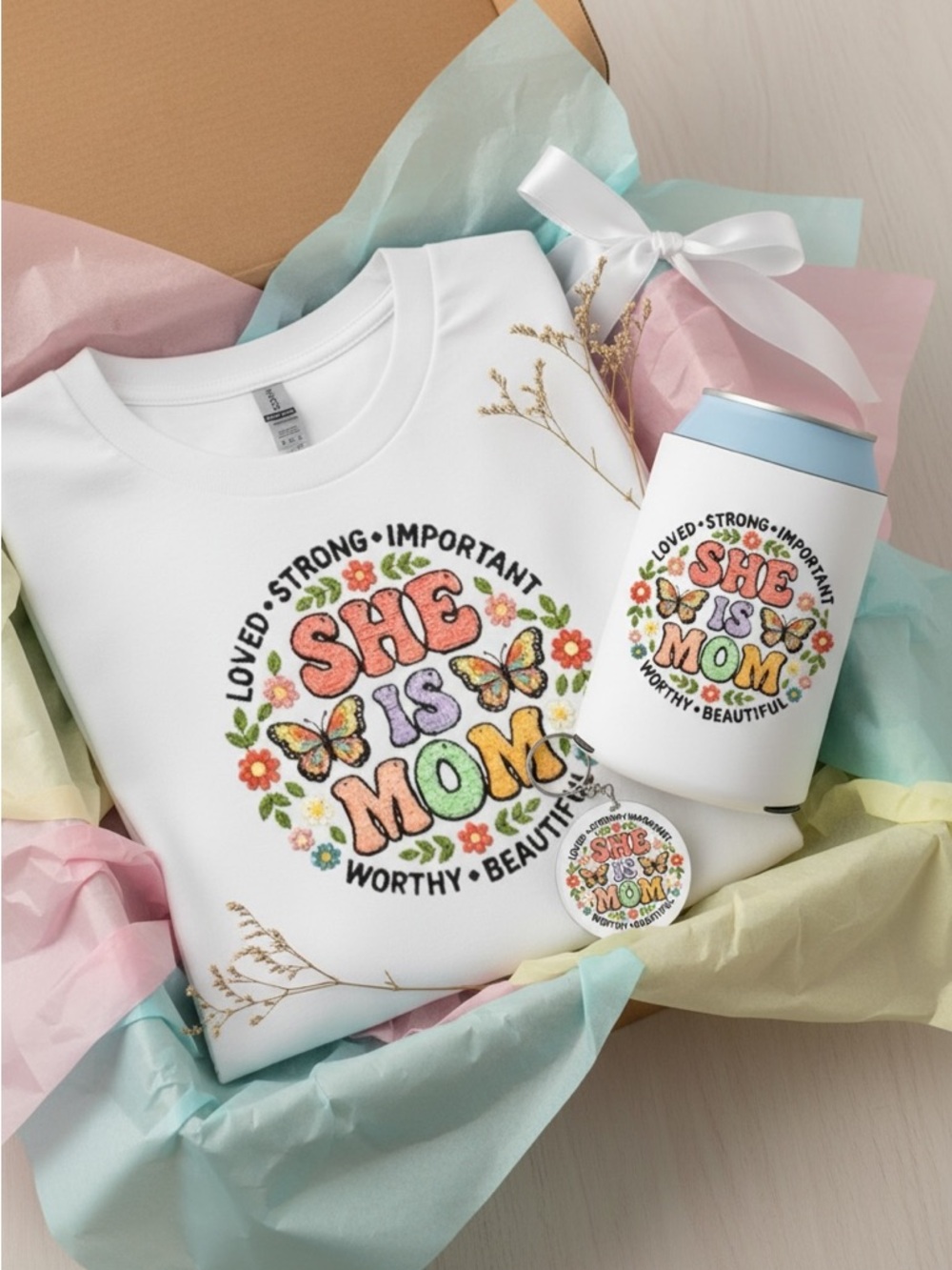 Mother’s day gift set t-shirt, Dog Mom, Cat mom, grandma, gift sets new - Picture 9 of 17